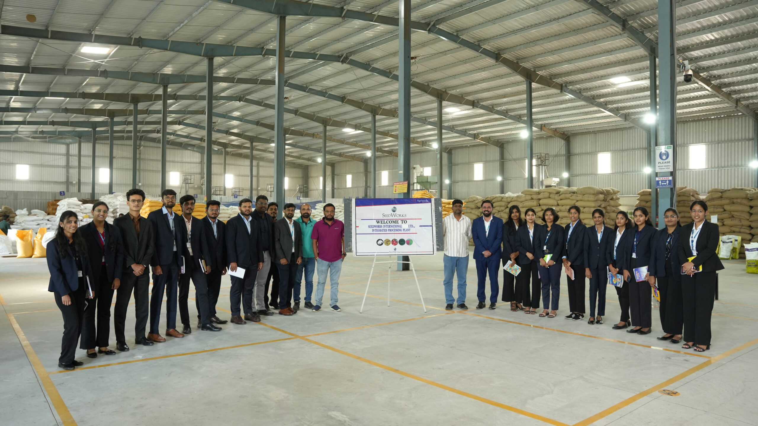 PGDM Agribusiness students on a field visit