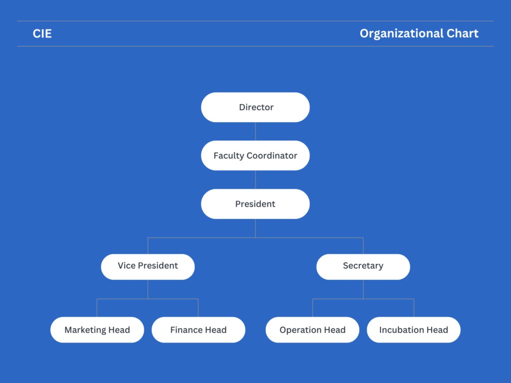 CIE organisational chart